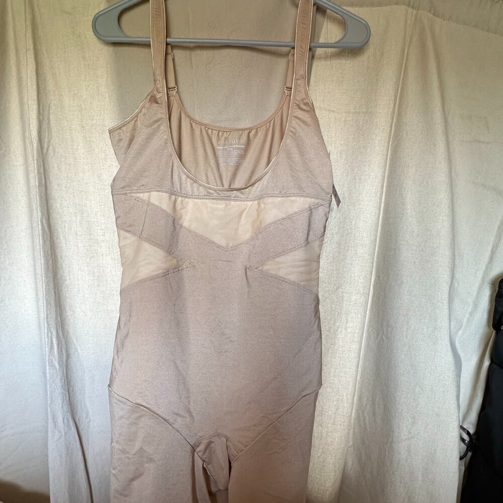NWT Plus Size Contouring Open-Bust Bodysuit